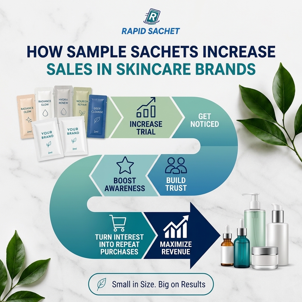 How Sample Sachets Increase Sales in Skincare Brands